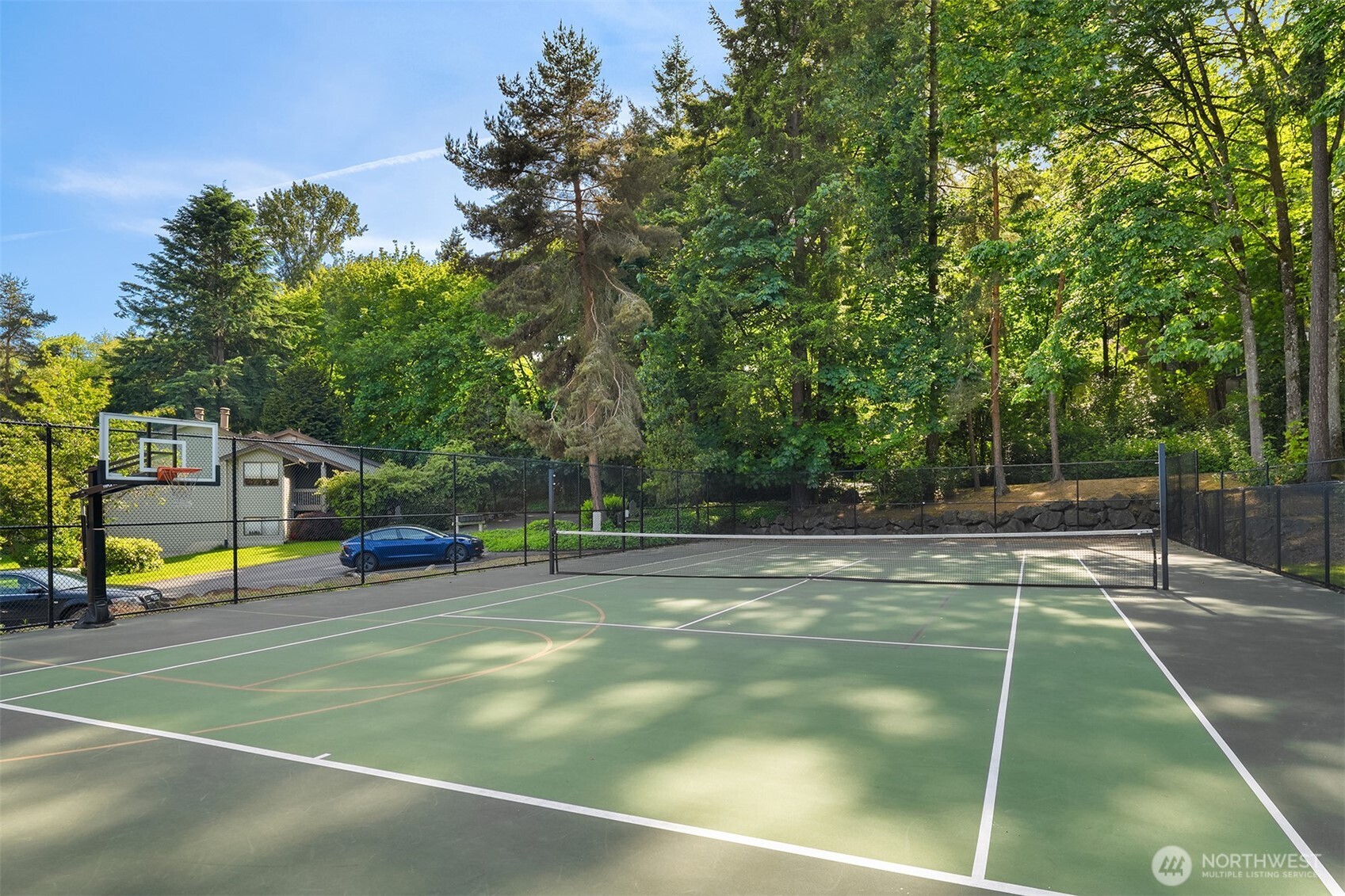 Community tennis courts