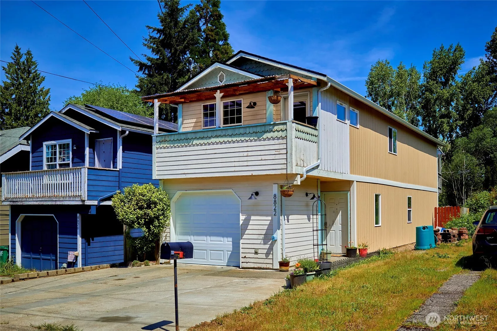 Front/Side view of home