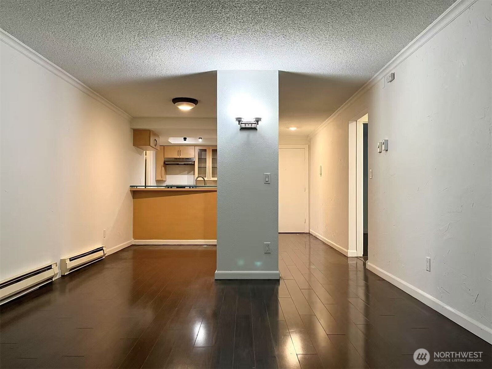 Gleaming hardwood floors throughout