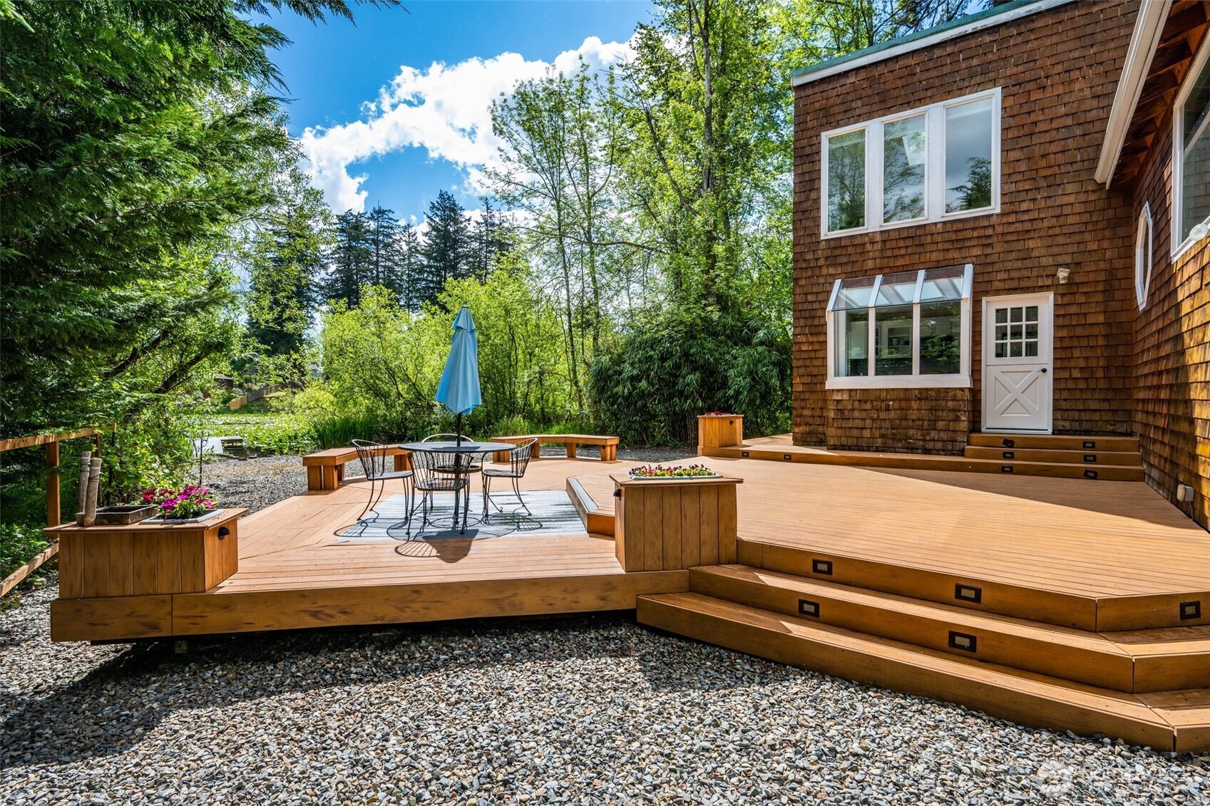 Massive Trex deck.