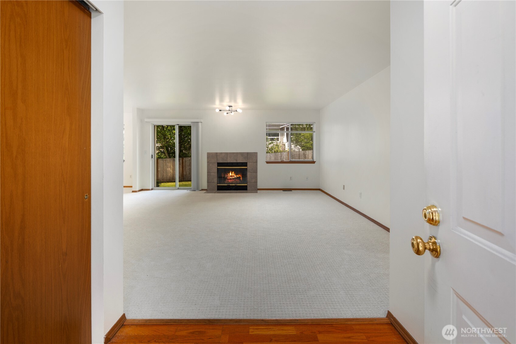 Newly painted interior