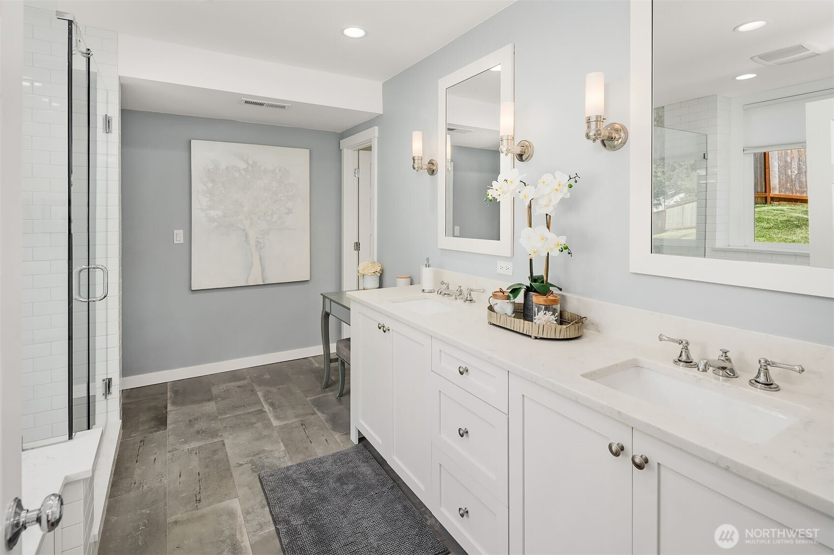 Garden Level Spa-Like Primary Bathroom
