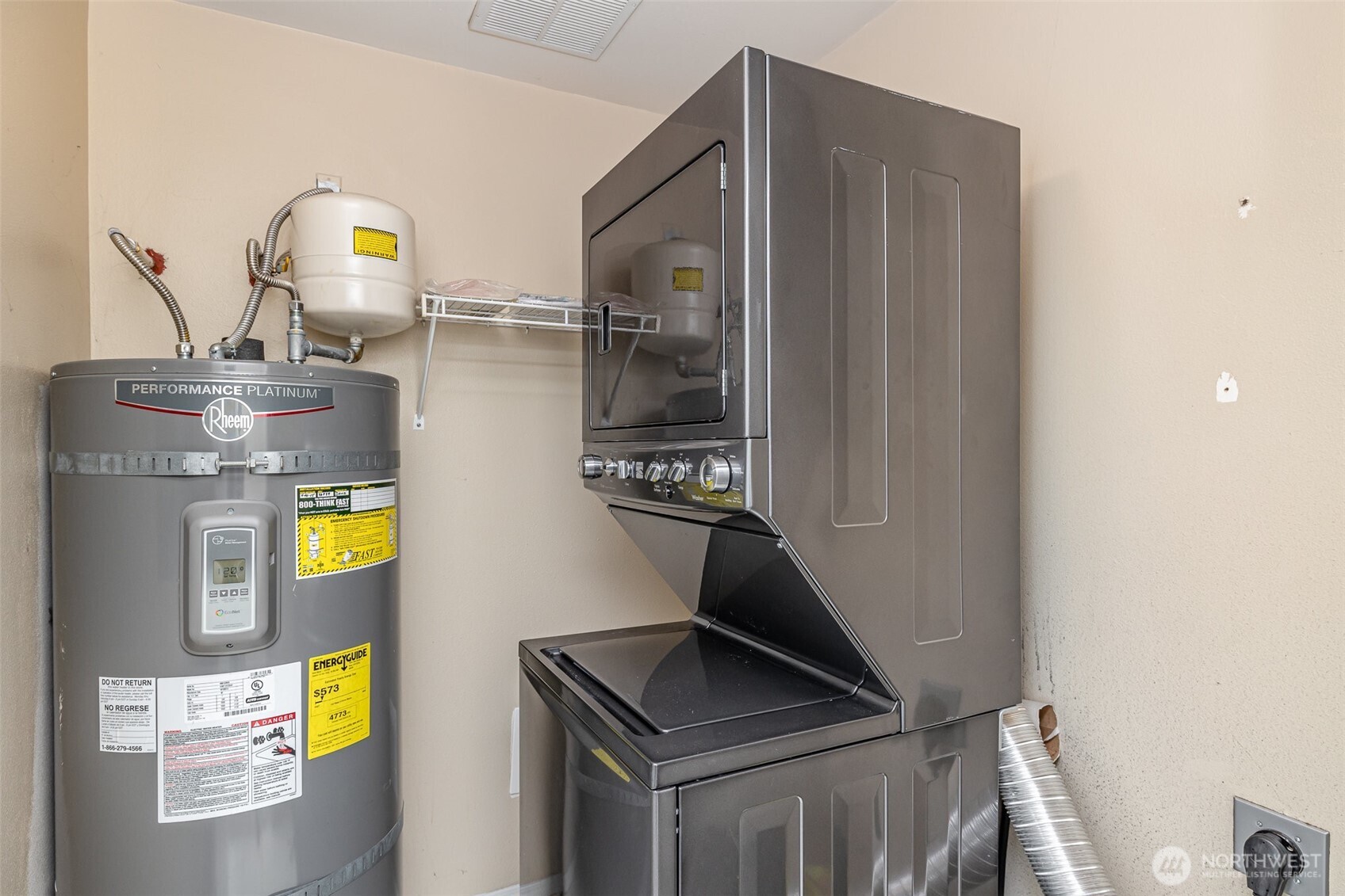 In-unit laundry room.