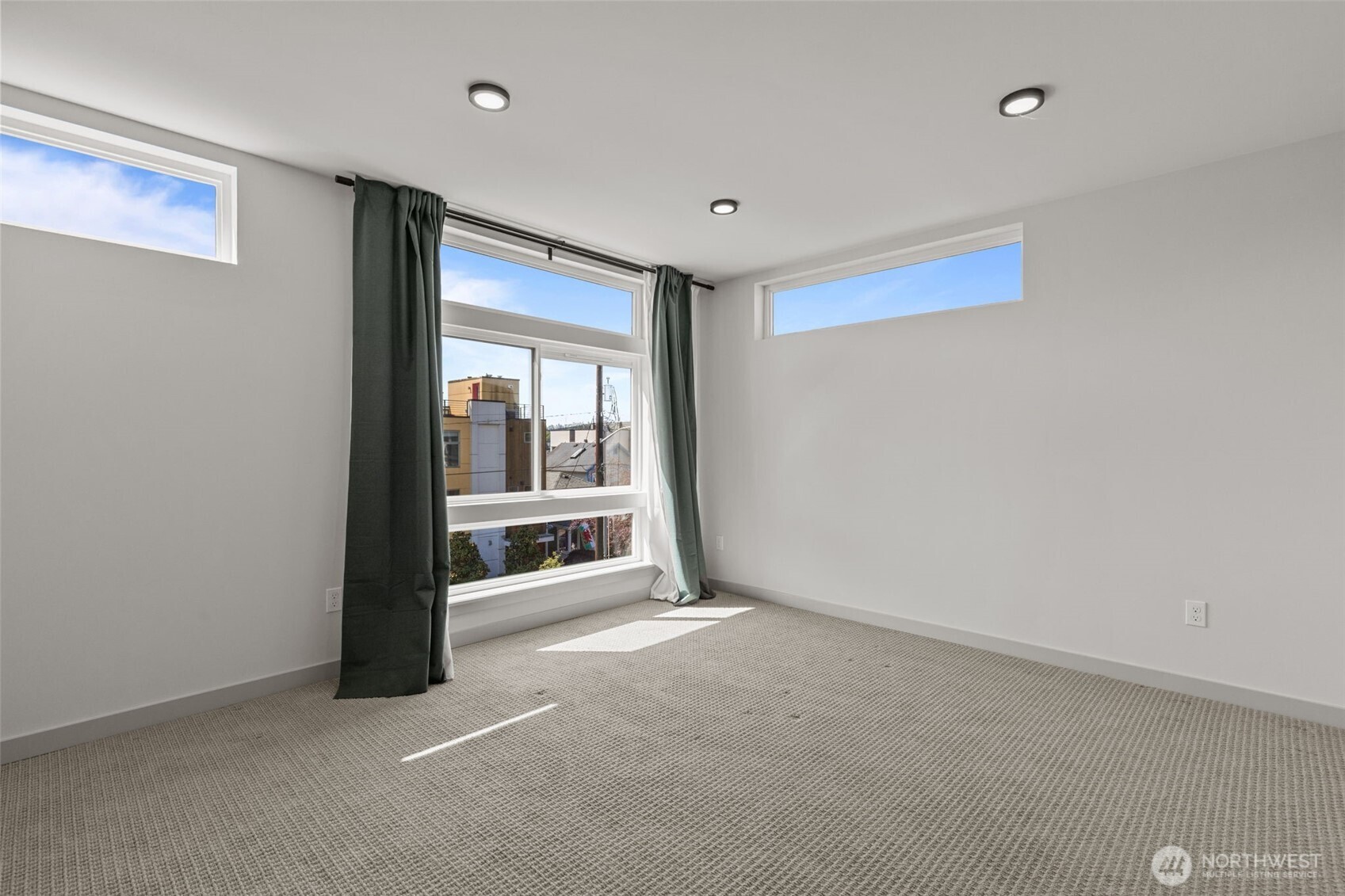 Bright primary bedroom