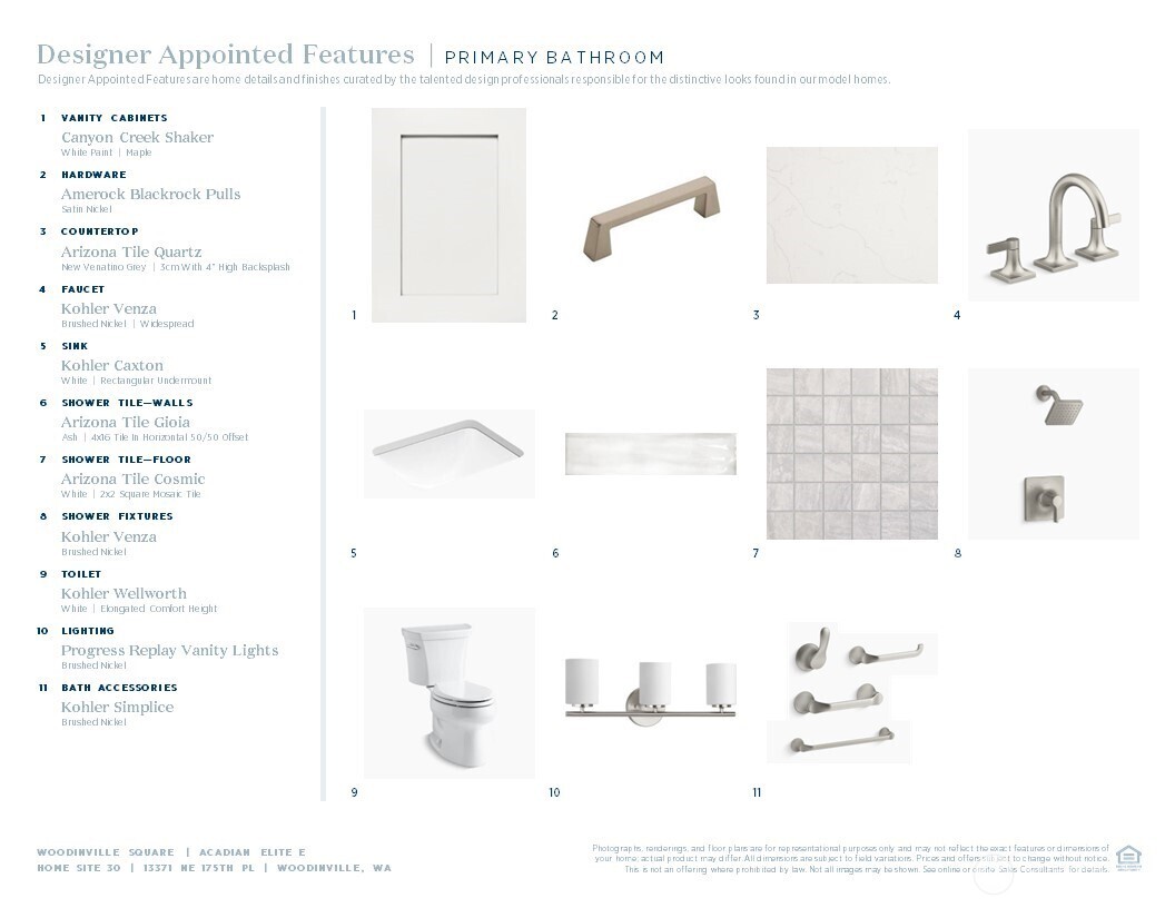 Designer appointed interior selections