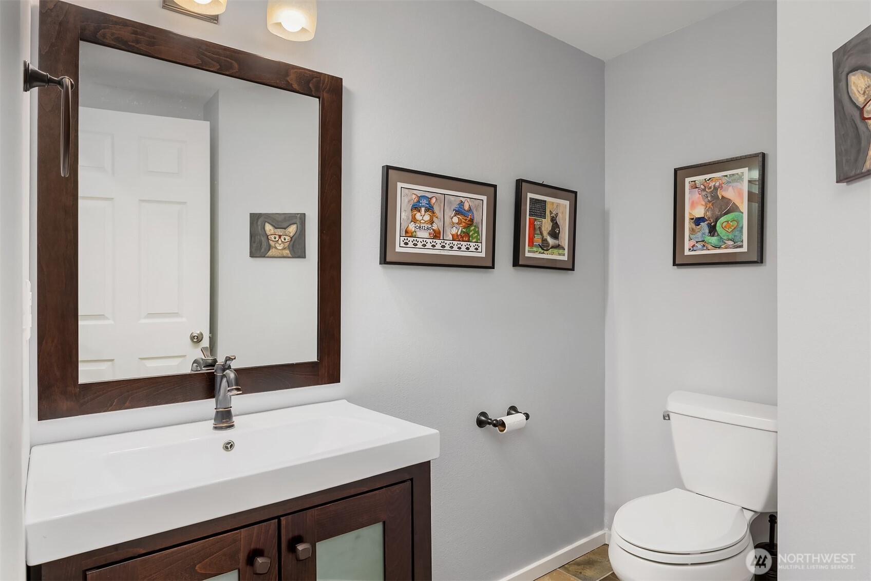 Main floor half bath