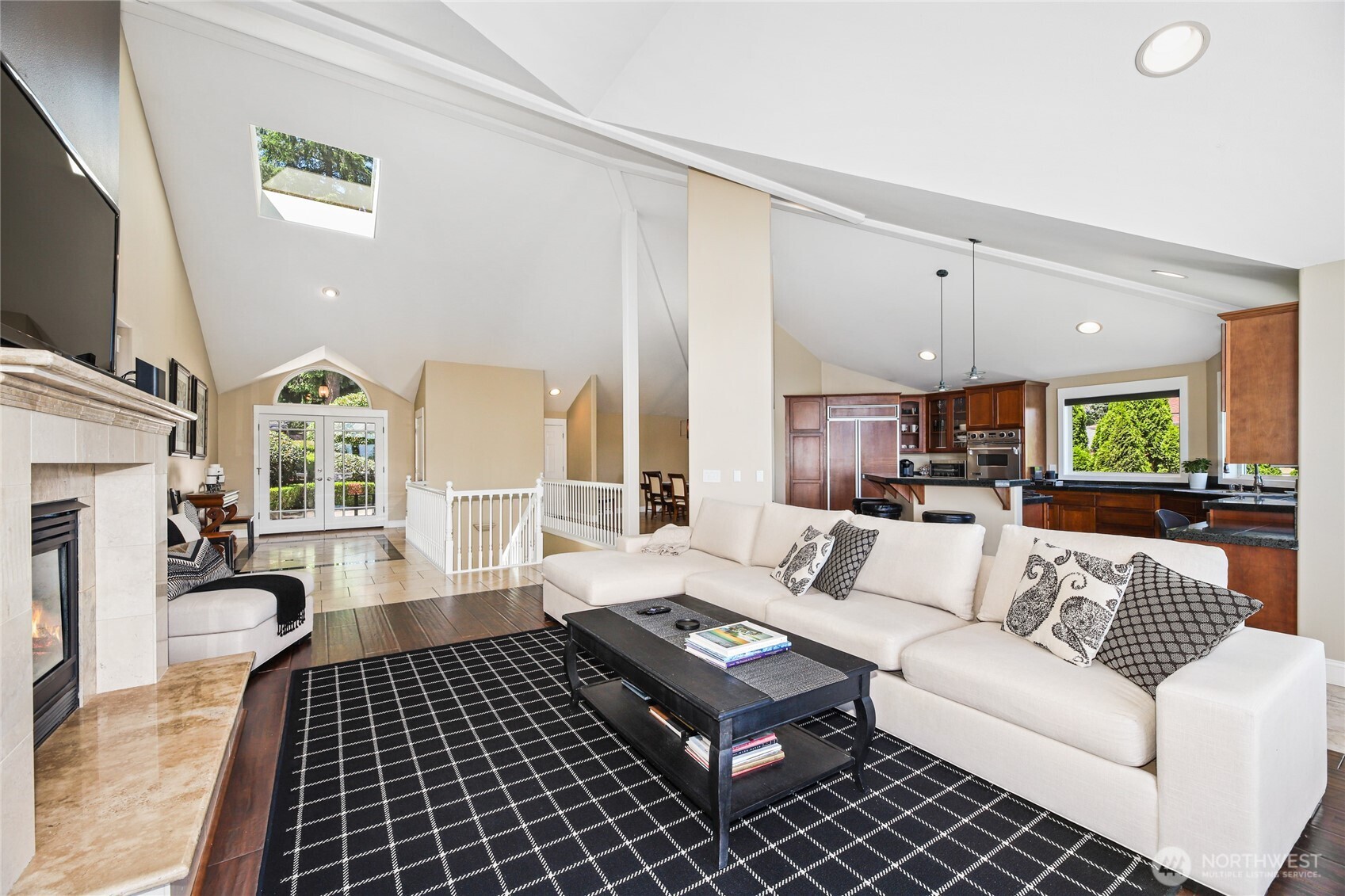 Open concept floor plan is ideal for entertaining.