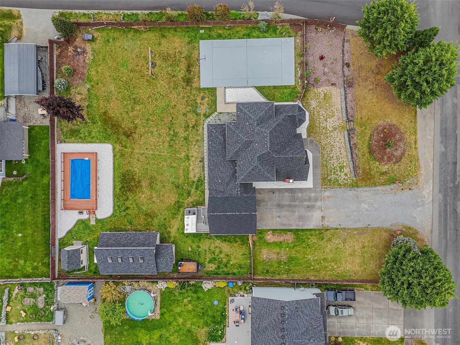 Overhead Shot Of Home