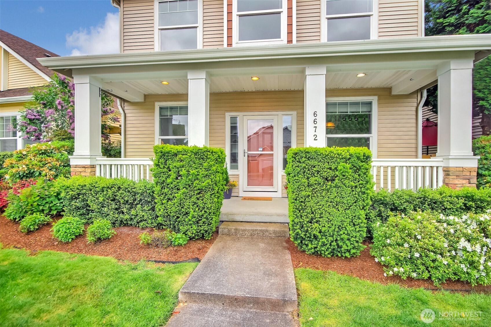 Large front porch