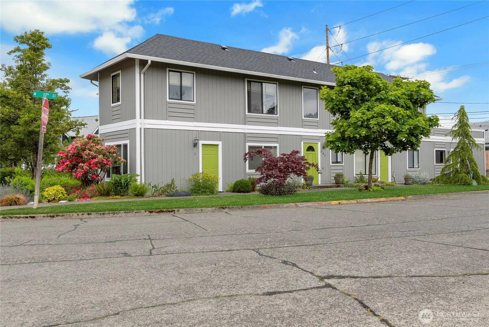 Welcome home! Historic Corner Condo, Unit #7, upper floor to far right
