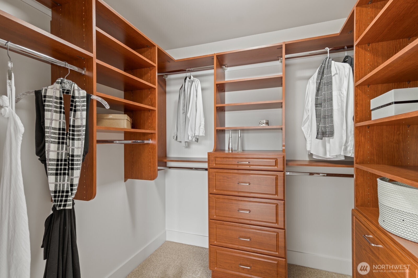 Calling all fashionistas.. This is your closet! Organization will be easy and there's plenty of space for all your things!