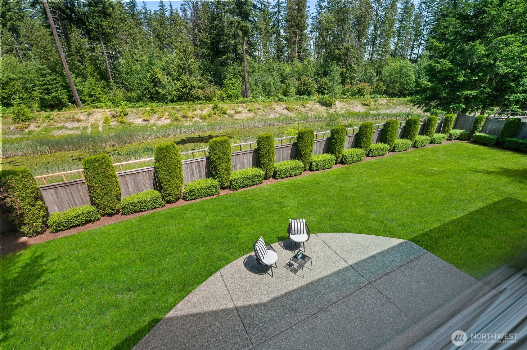 Private and tranquil setting.