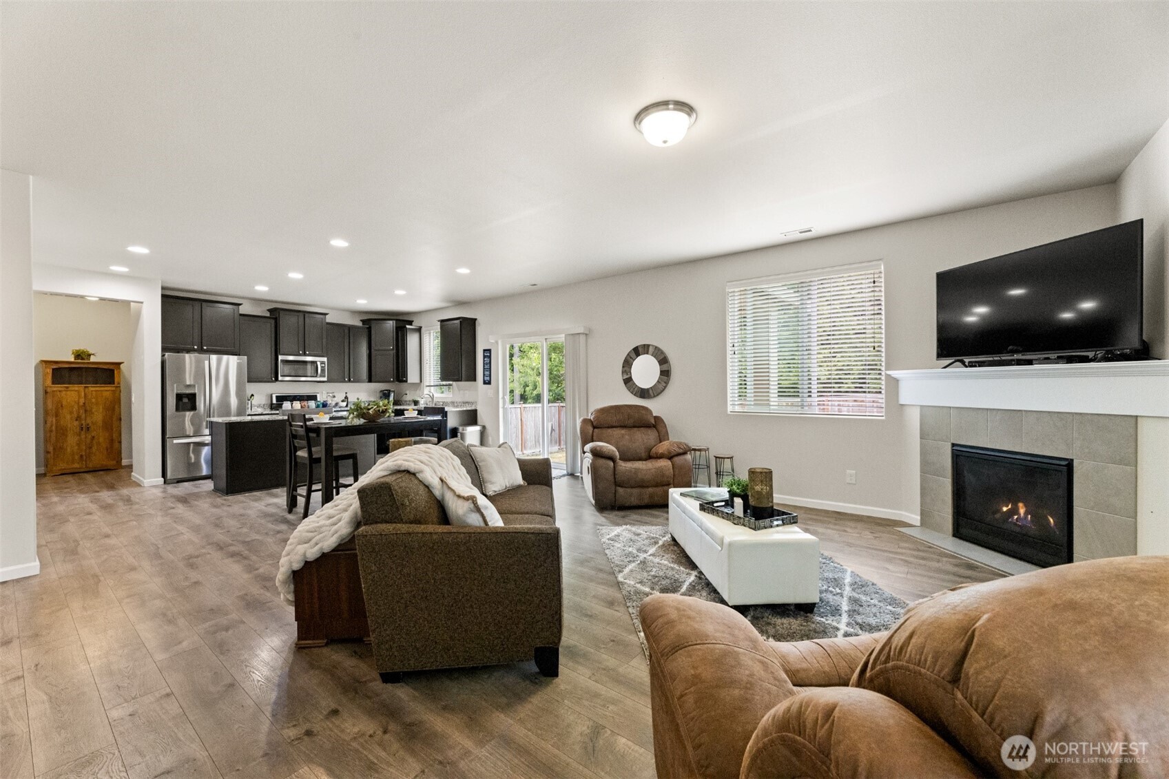 Gas Fireplace in Living Room