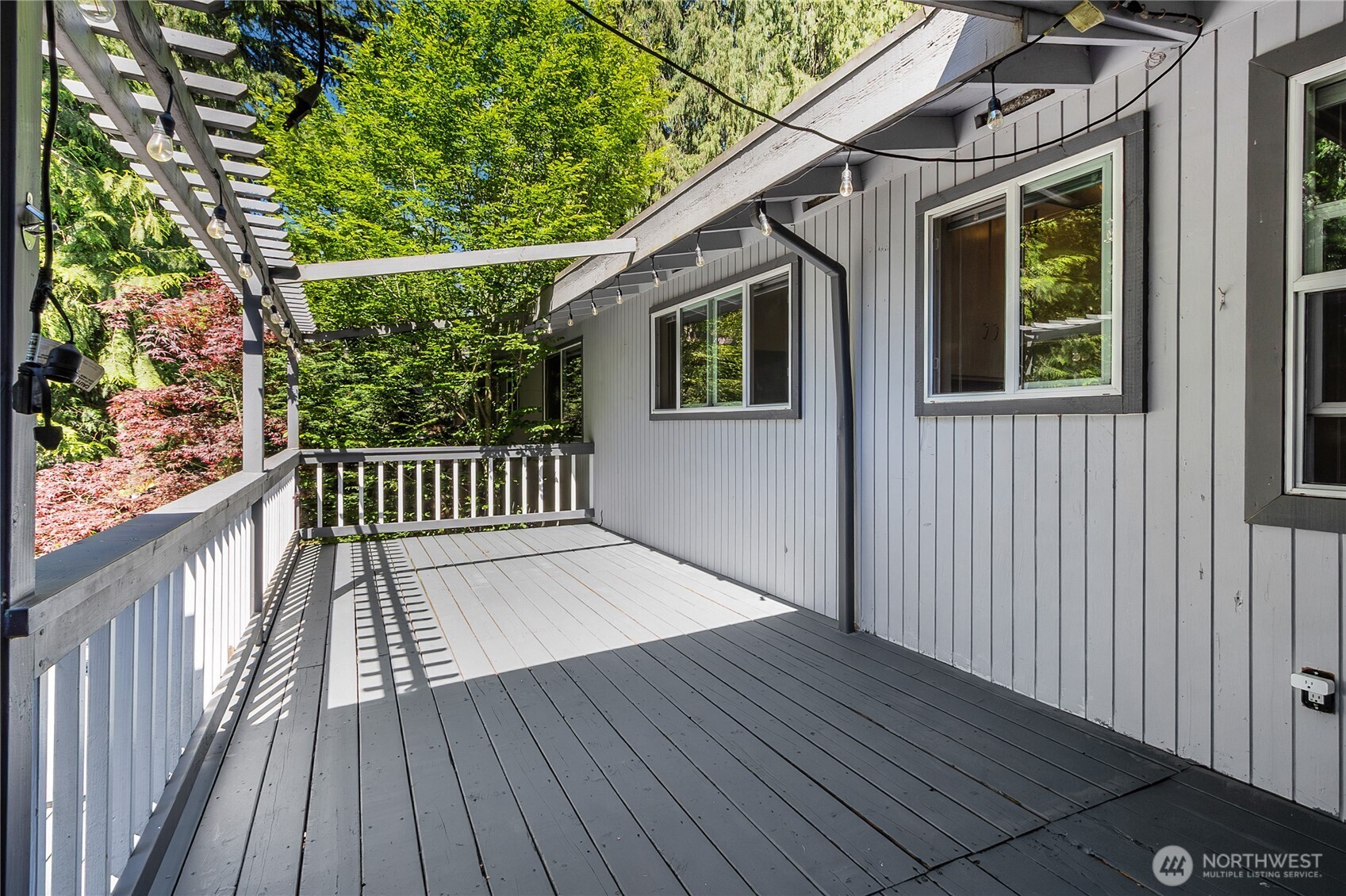 First deck right off the french doors and family room