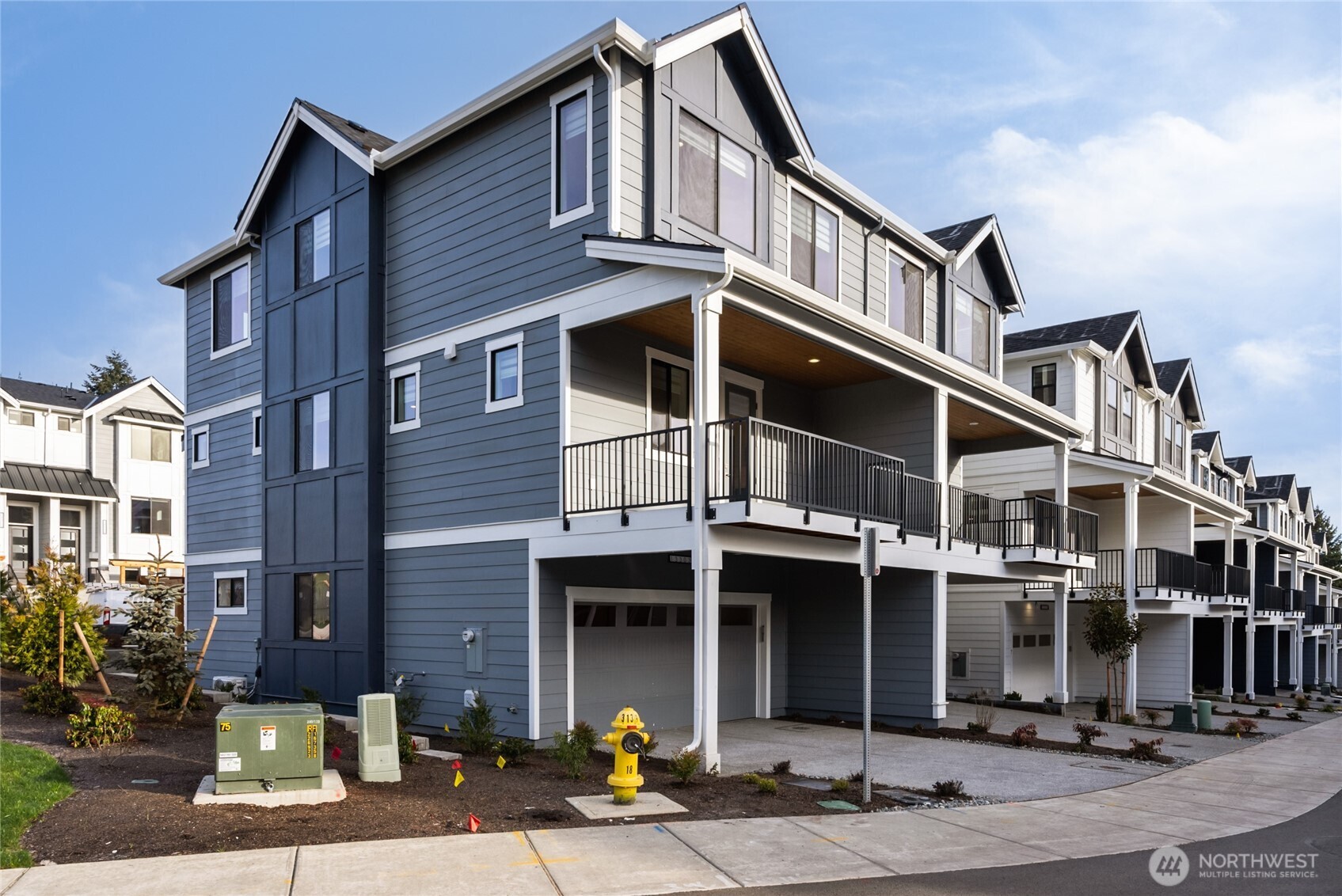 2 car side by side garage and 2 driveways spaces plus lots of guest parking. Photos are for representation purposes.