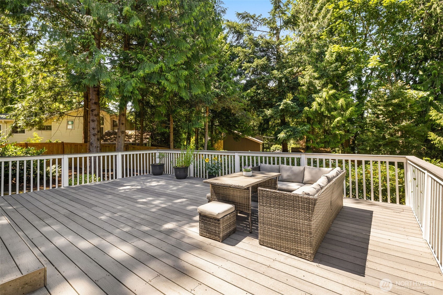 Enormous Trex composite deck