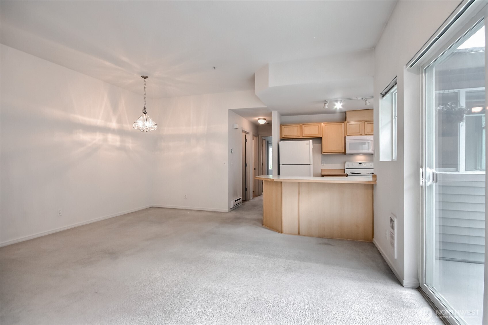 Spacious open floor plan.