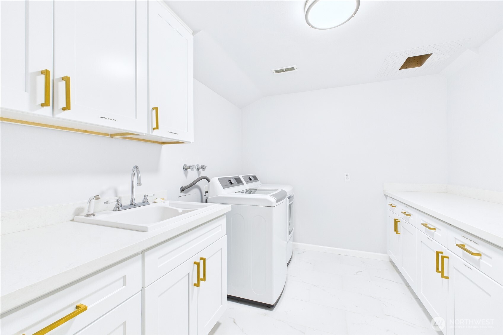 Recently updated laundry room