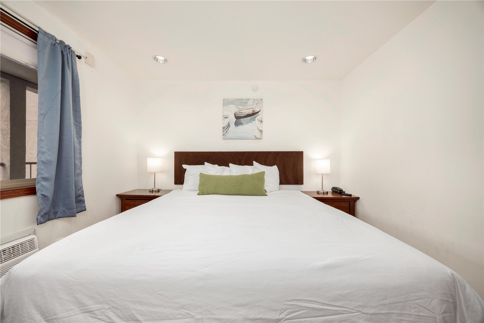 Bedroom with King with vanity sink, it is useful when unit is full occupied sleeps 6