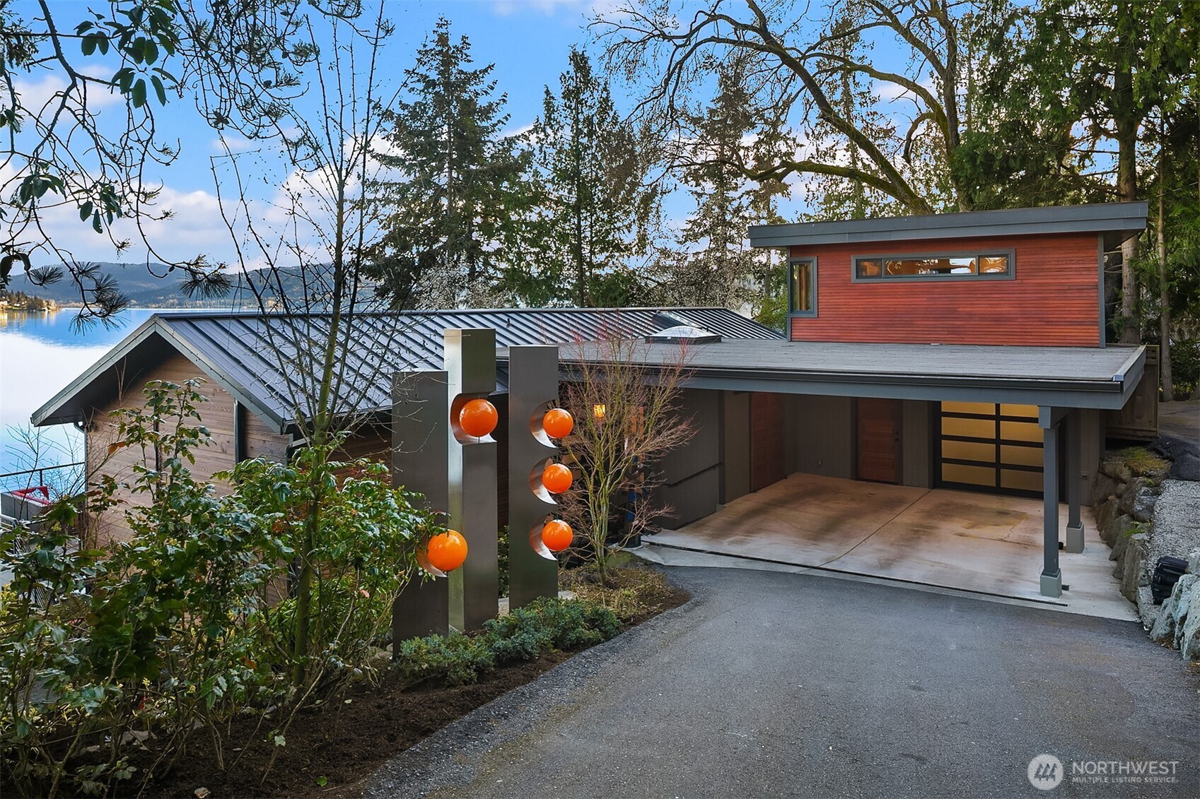 Stylish architectural and landscaping accents throughout.