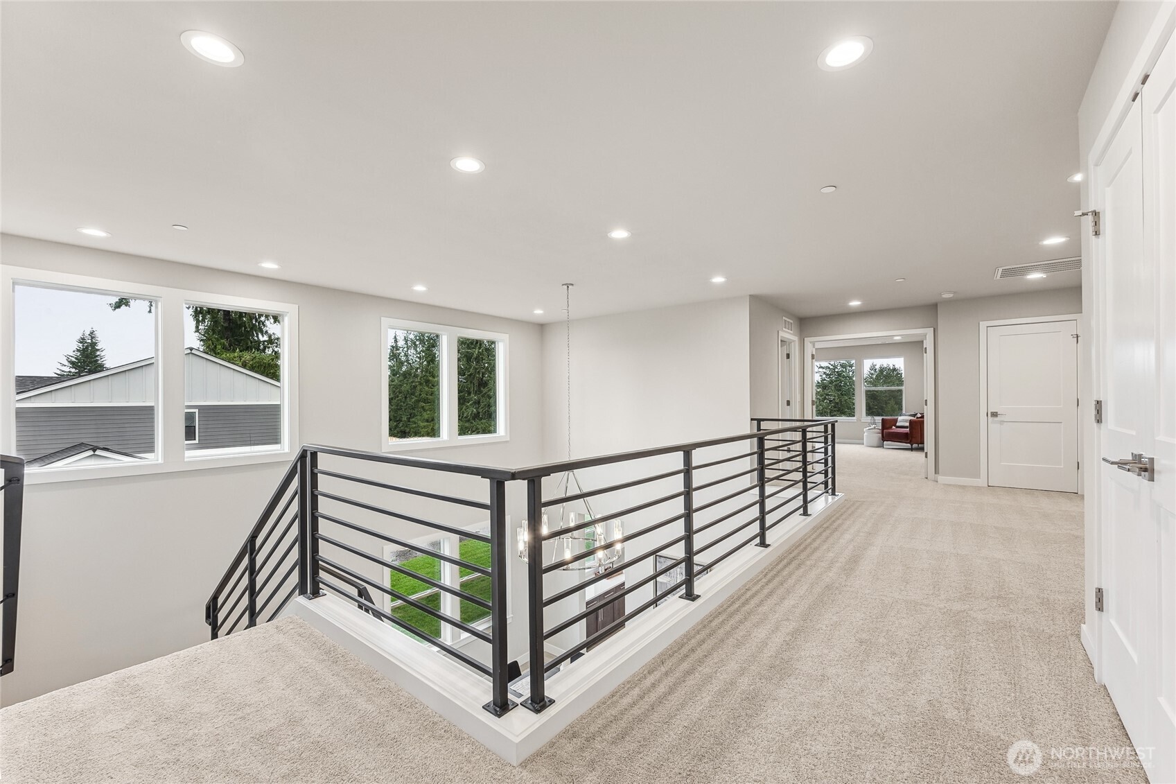 WIDE landing upstairs! Photos are for representational purposes only. Colors and options may vary.