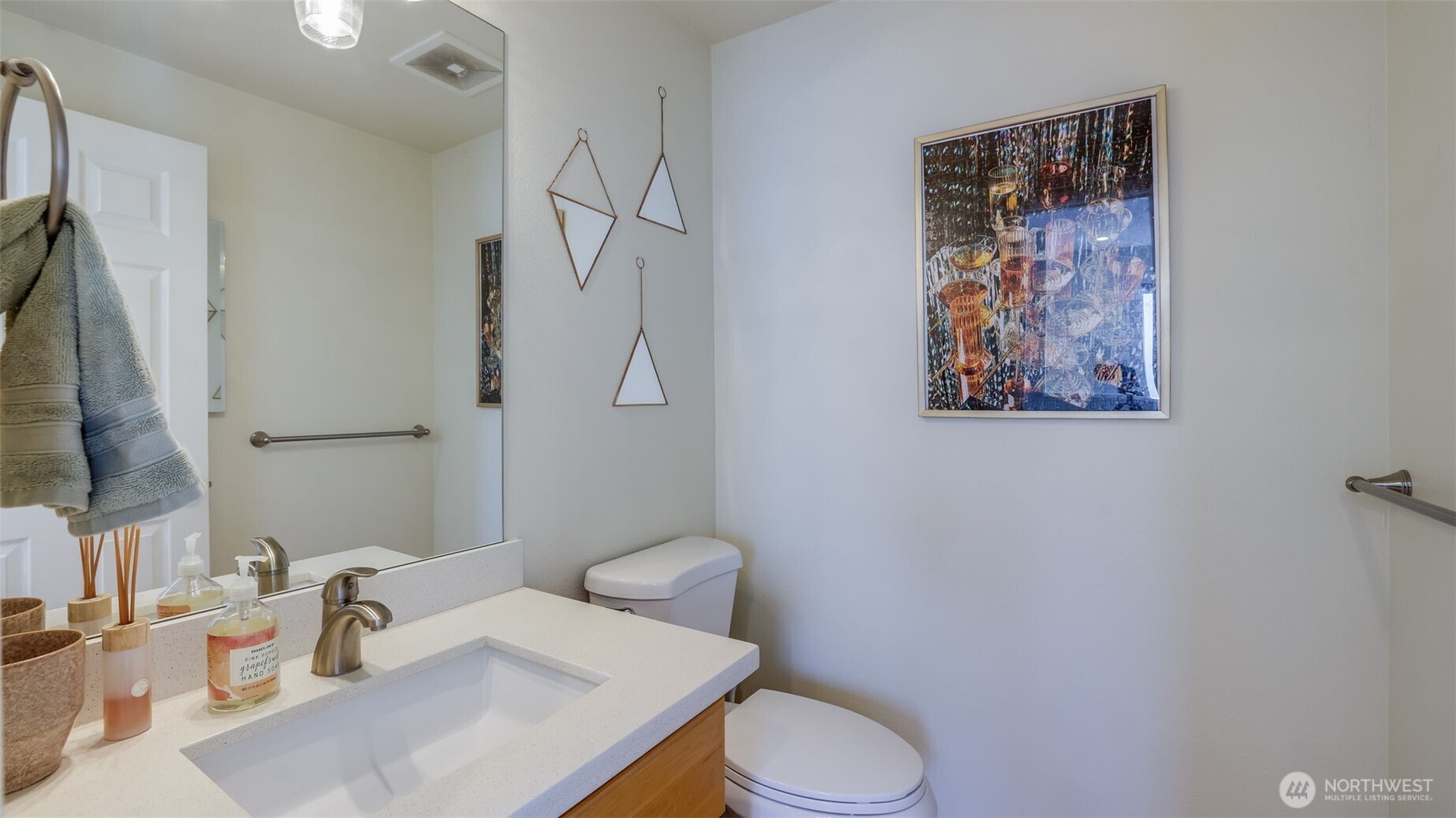 Half bath on 2nd floor