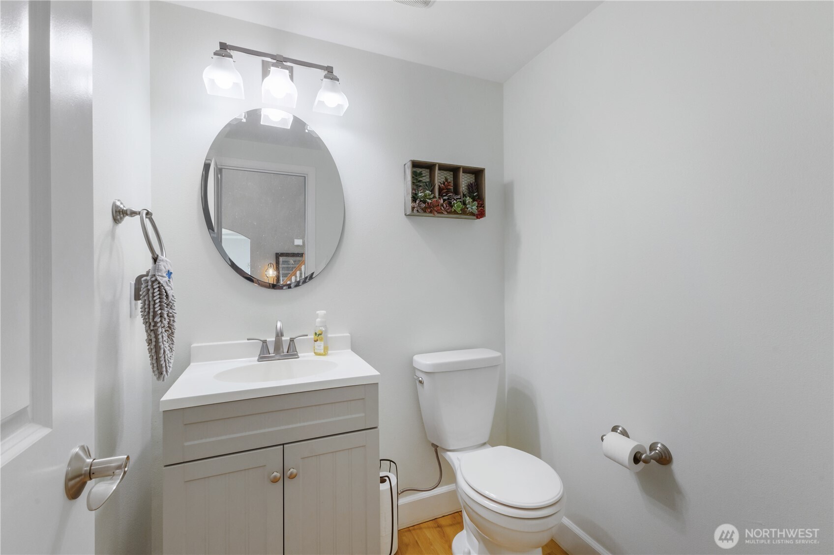 Main floor guest bathroom.