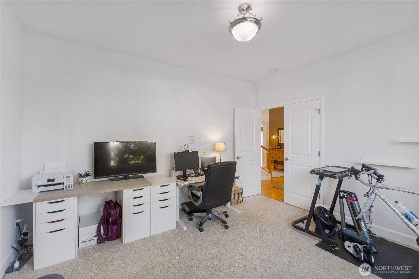 Additional view of the main floor office.