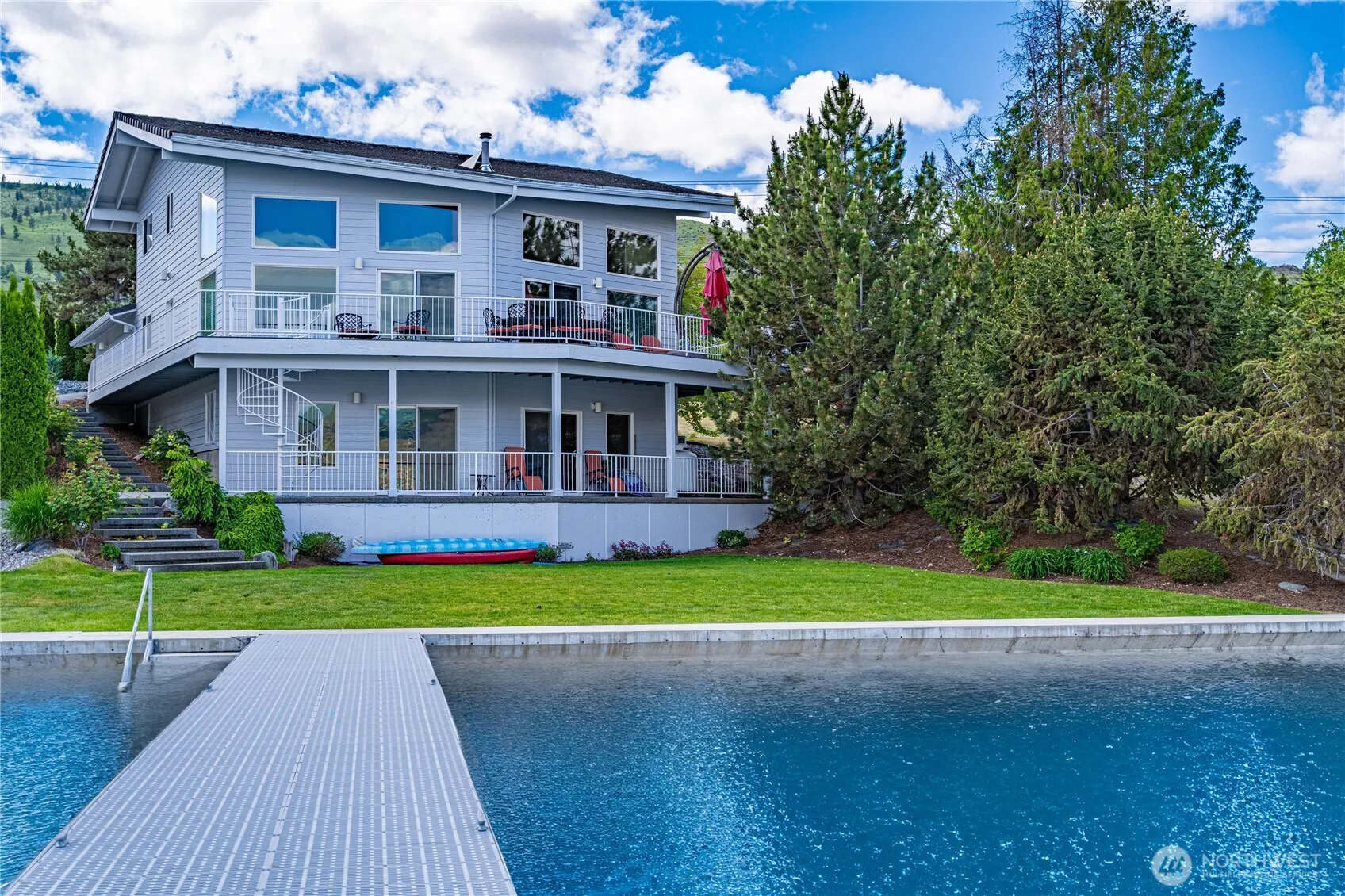 Low Bank waterfront with bulkhead