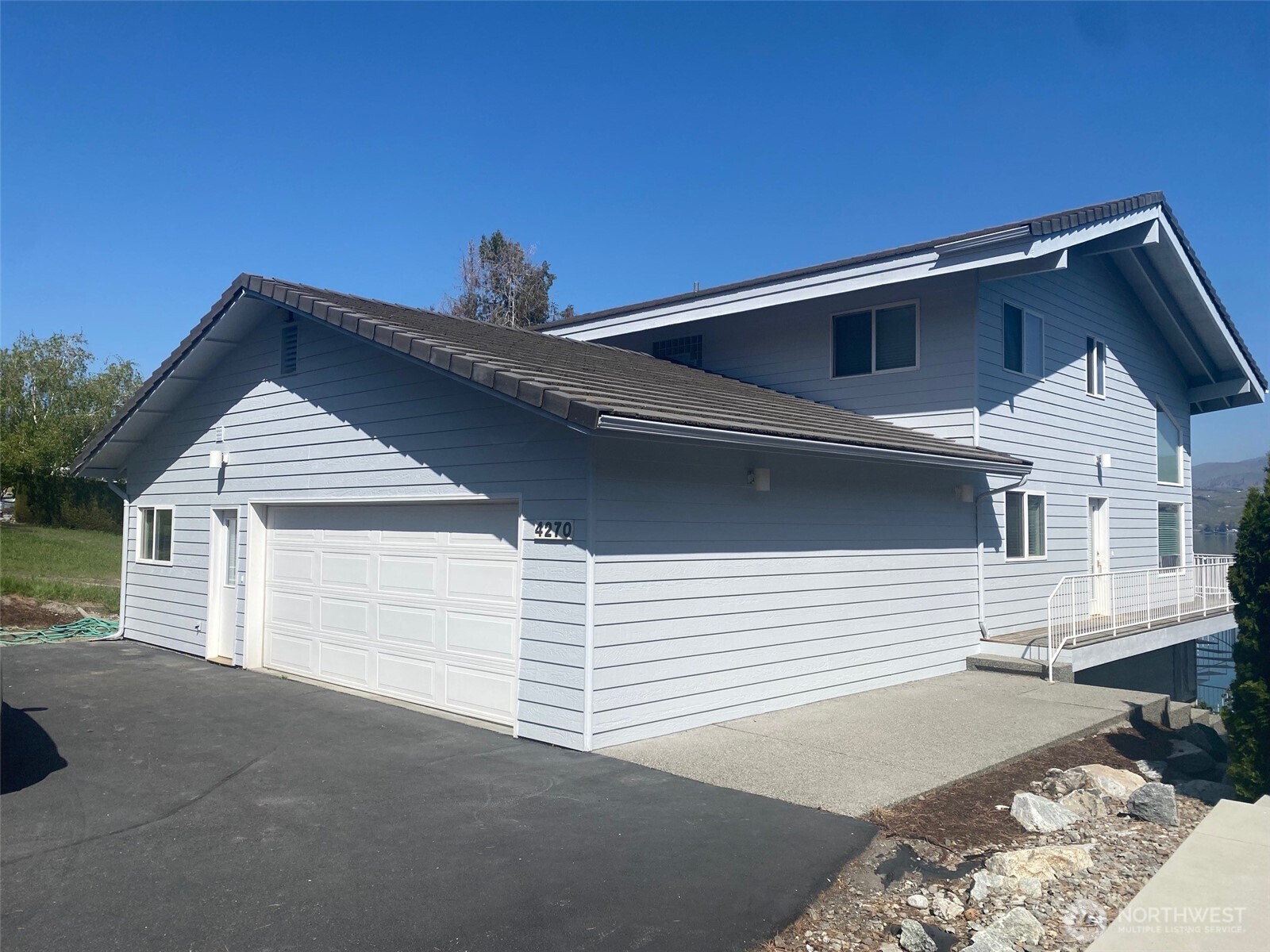 Large dock with a 6800 lb boat lift