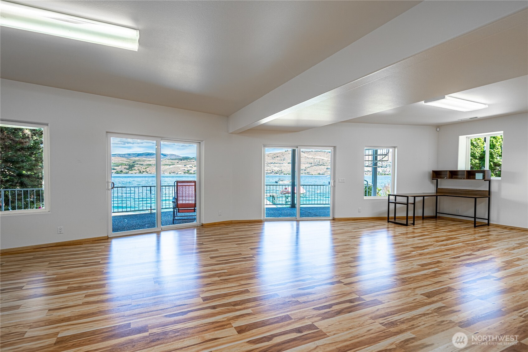 Paved entry with extra parking