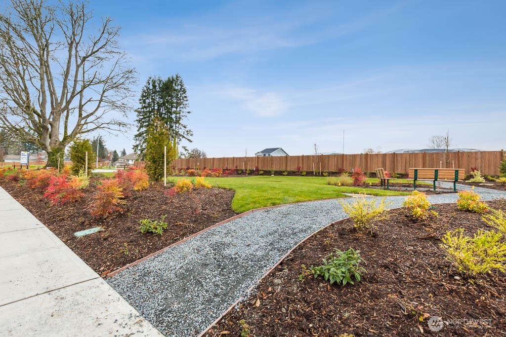 Enjoy the Community Parks. Park #1 has benches and a picnic table.