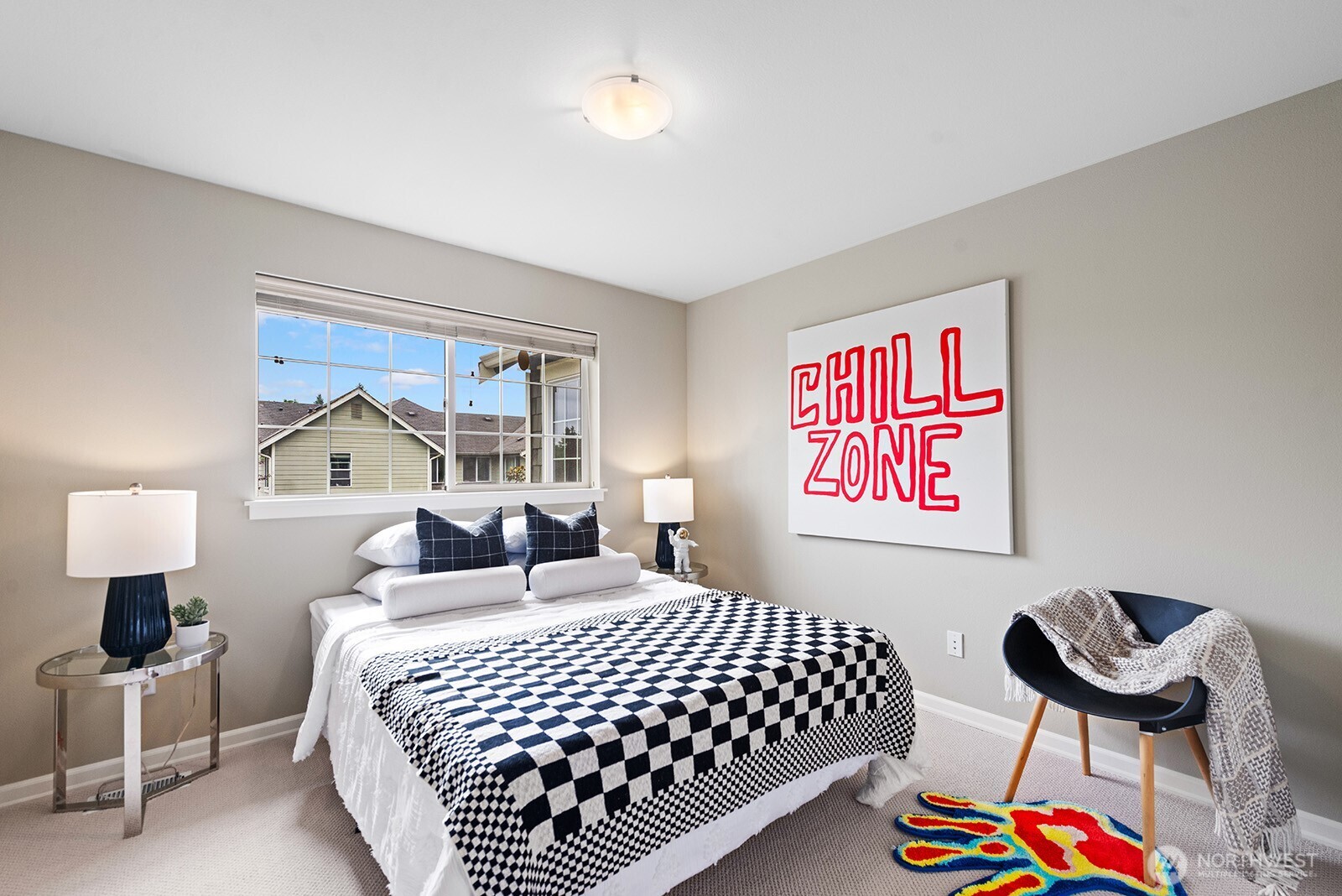 2 of 4 upstairs bedrooms.