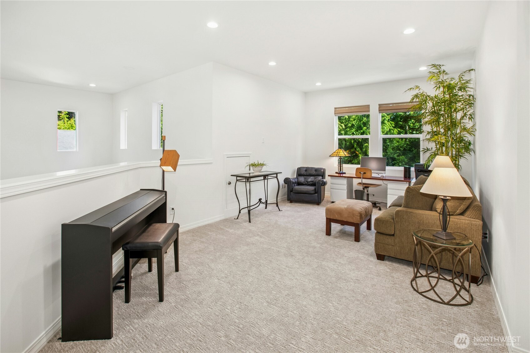 Plenty of room for a family room and office