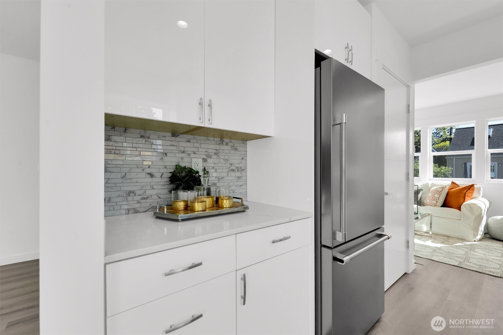 Lots of cabinet space & liberal prep space - 8040 19th Ave NW, Seattle, WA 98117
