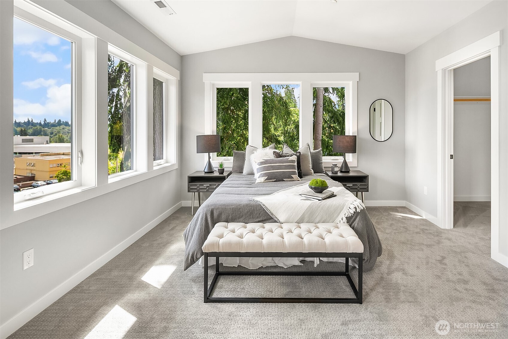 All interior photos are from Model Unit #104 in 2022. Unit #101 floorplan is the reverse from these.