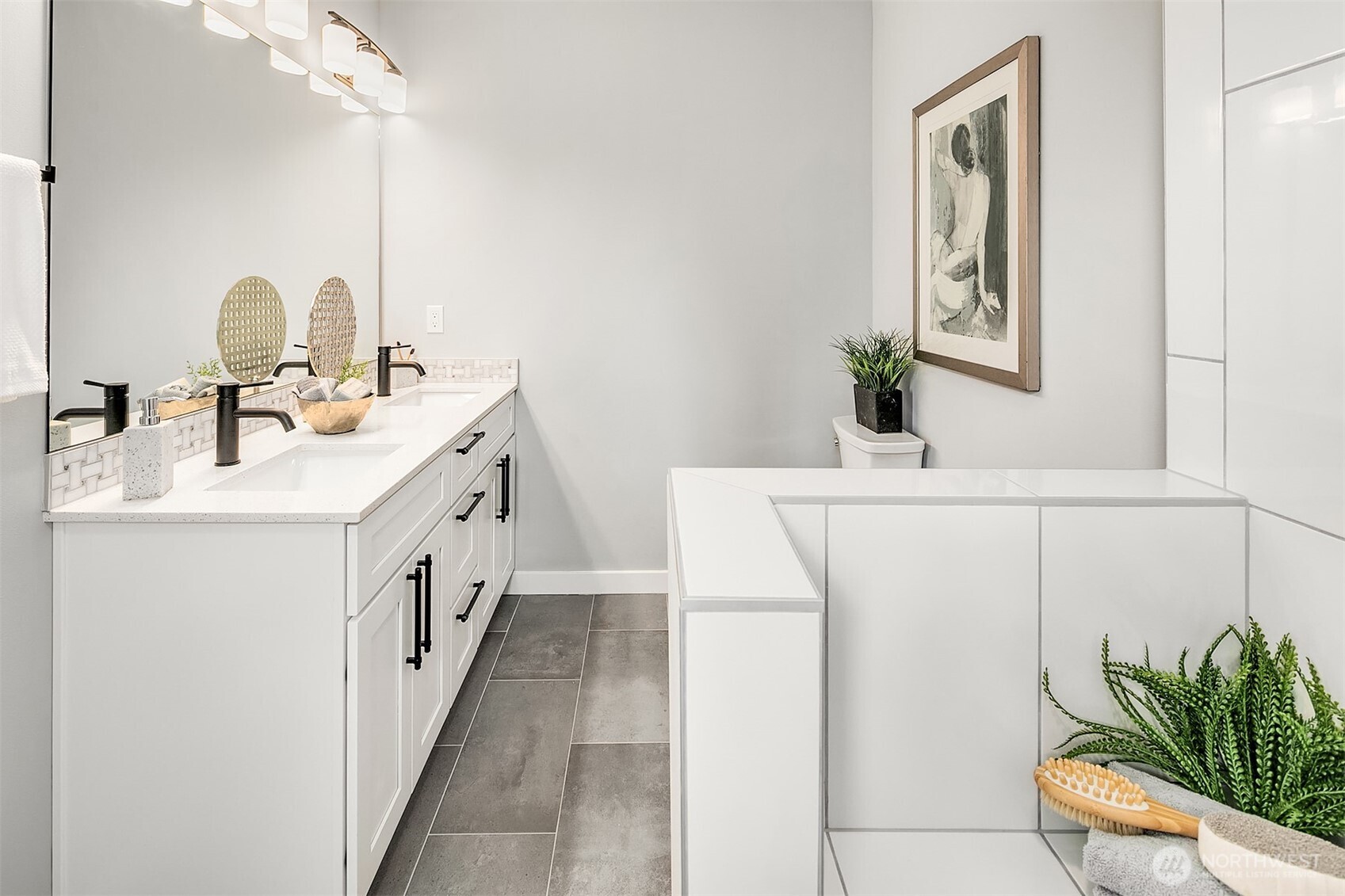 All interior photos are from Model Unit #104 in 2022. Unit #101 floorplan is the reverse from these.
