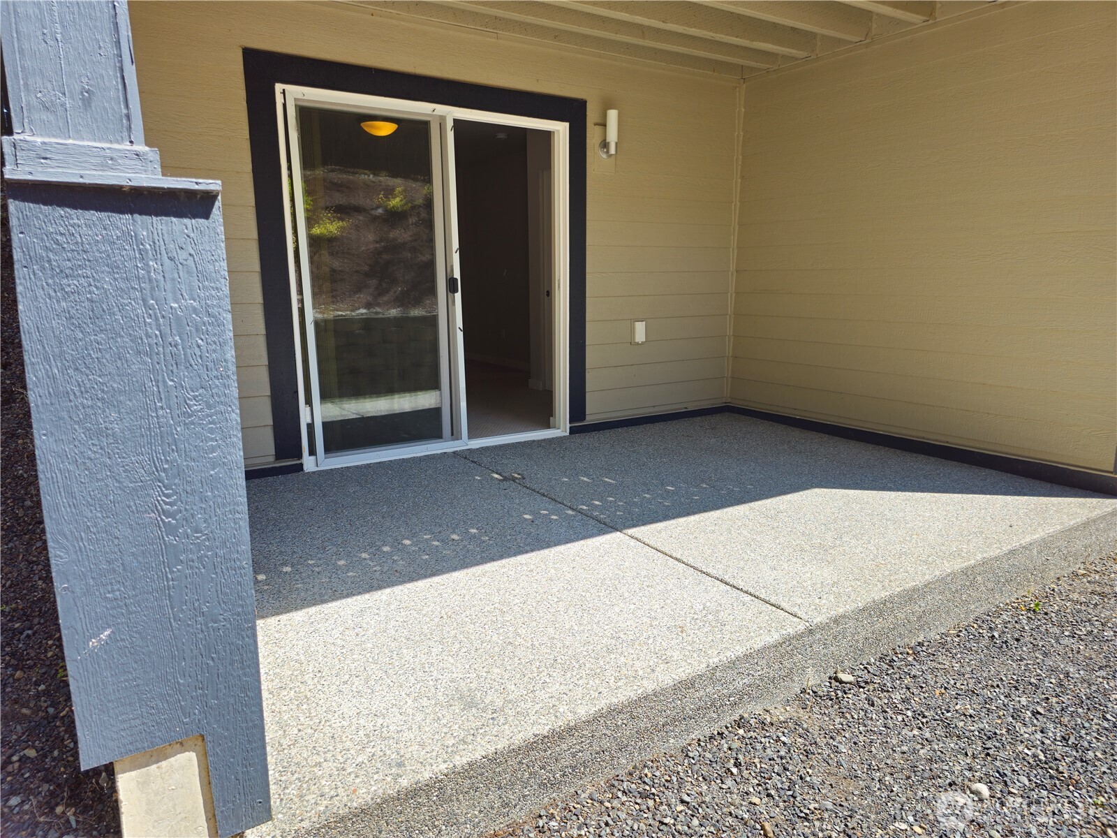 Enter the downstairs suite through the gated entry from the front entrance.