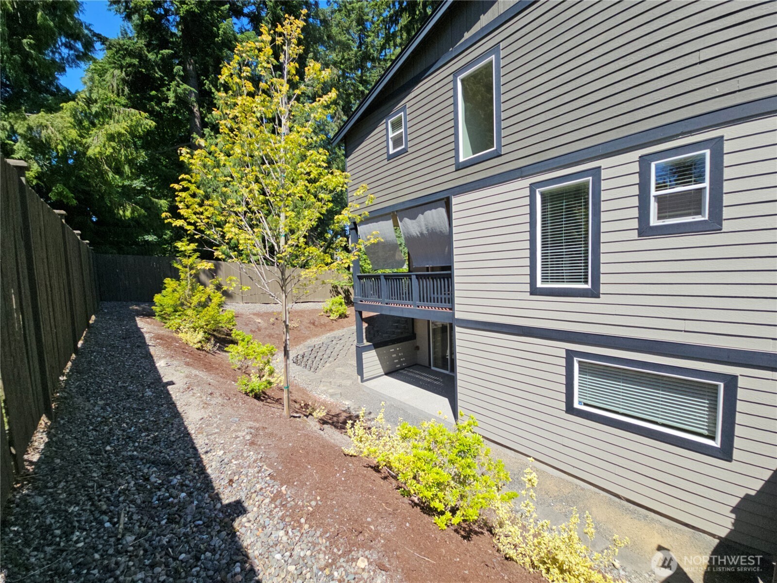 Sought after two-car garage. Rare in the complex!