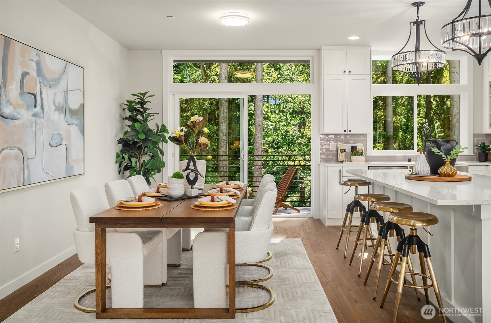 First of two outdoor patios—perfect for morning coffee or evening gatherings.