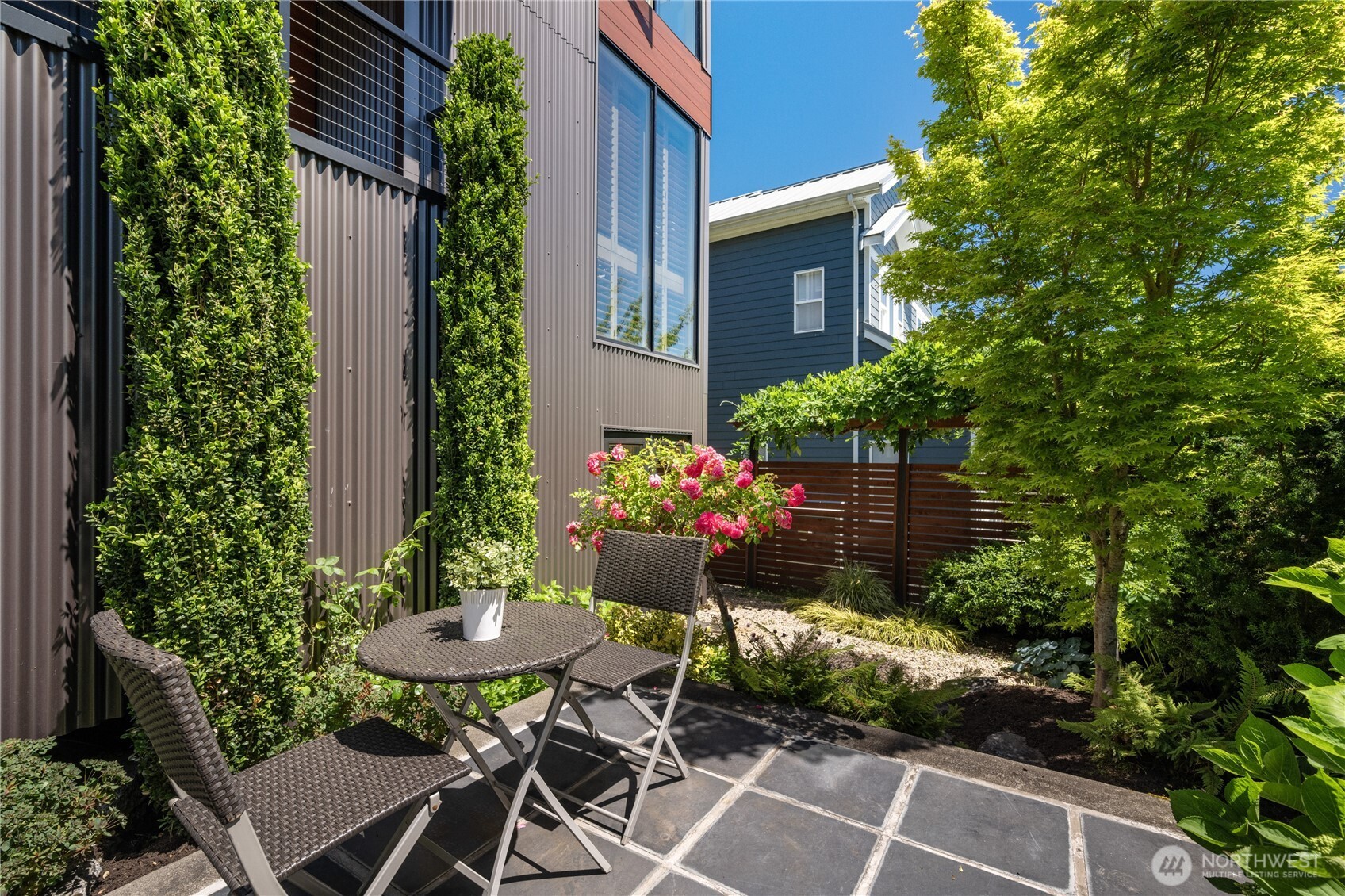 Charming front courtyard