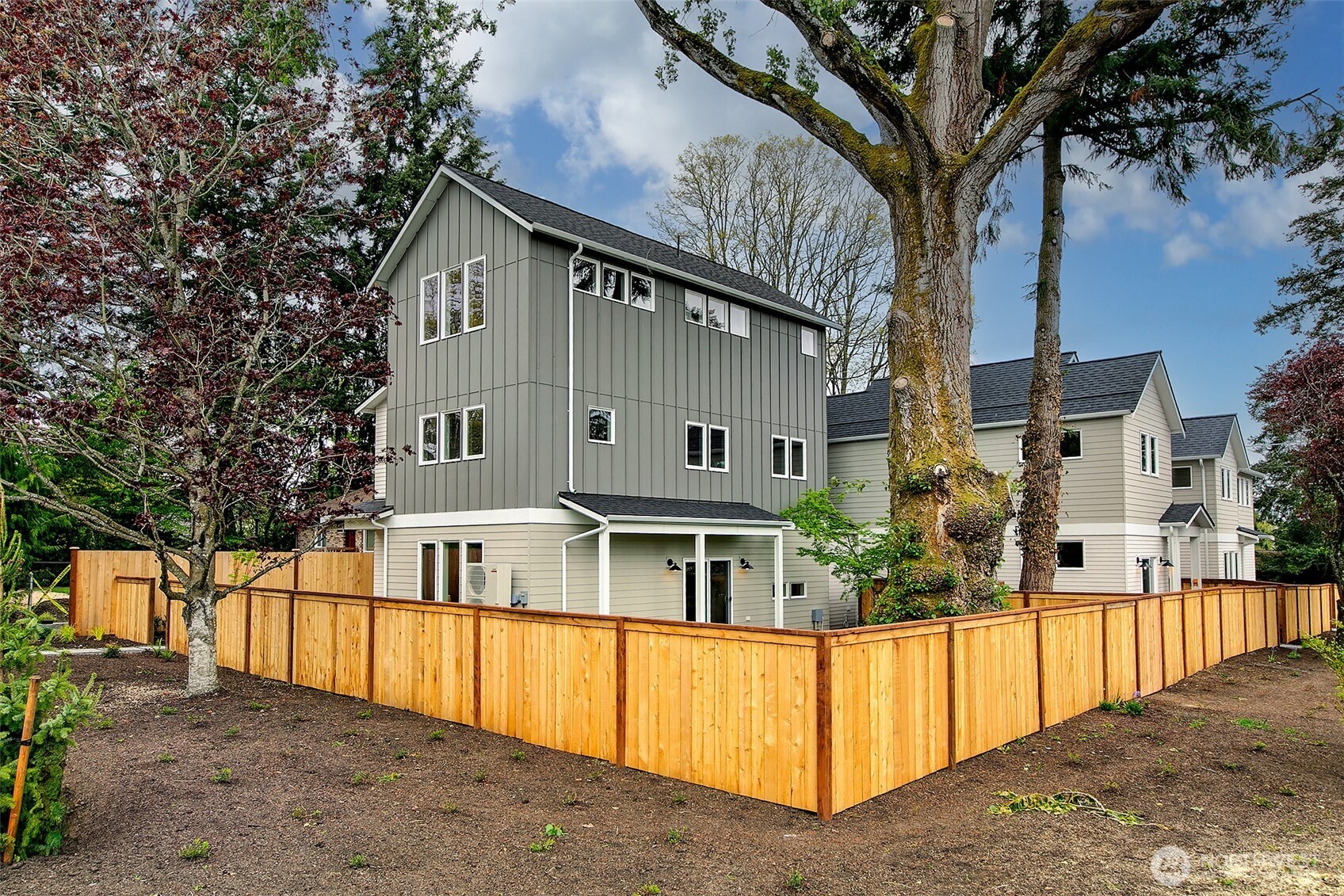 Fenced, corner lot