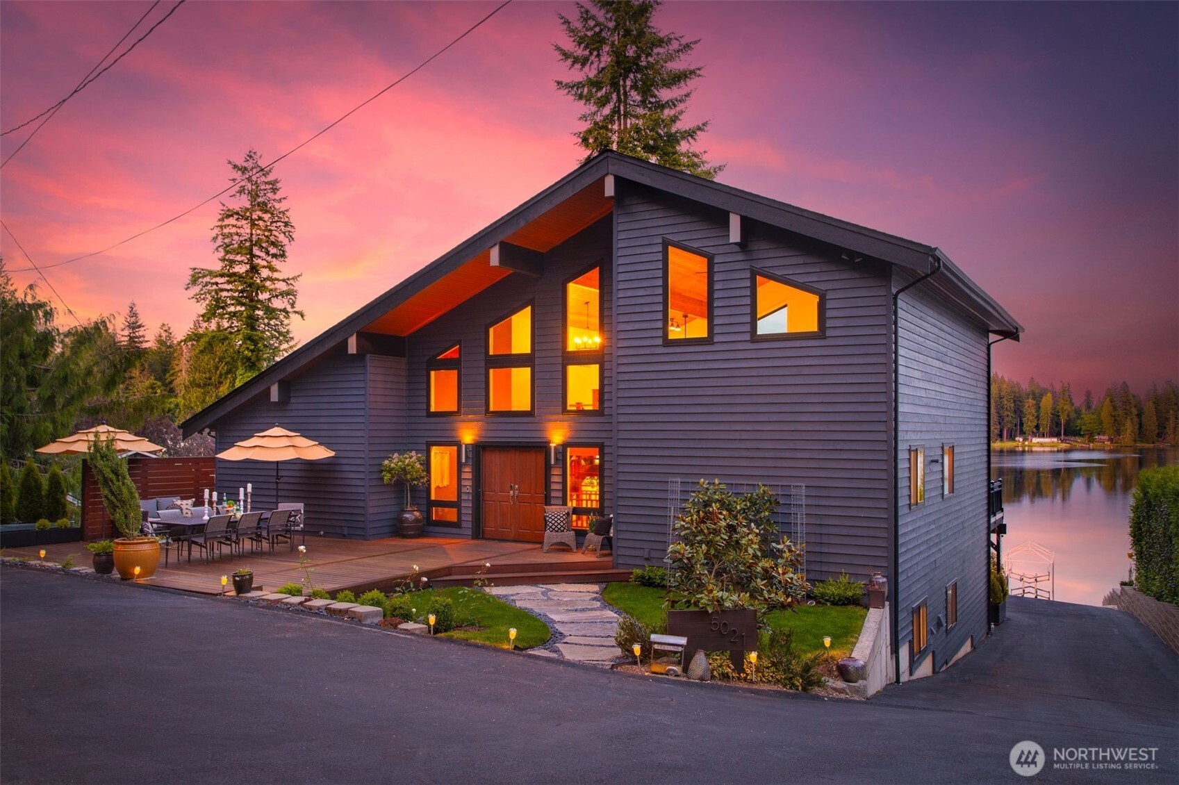 Set on a gated property surrounded by natural beauty.