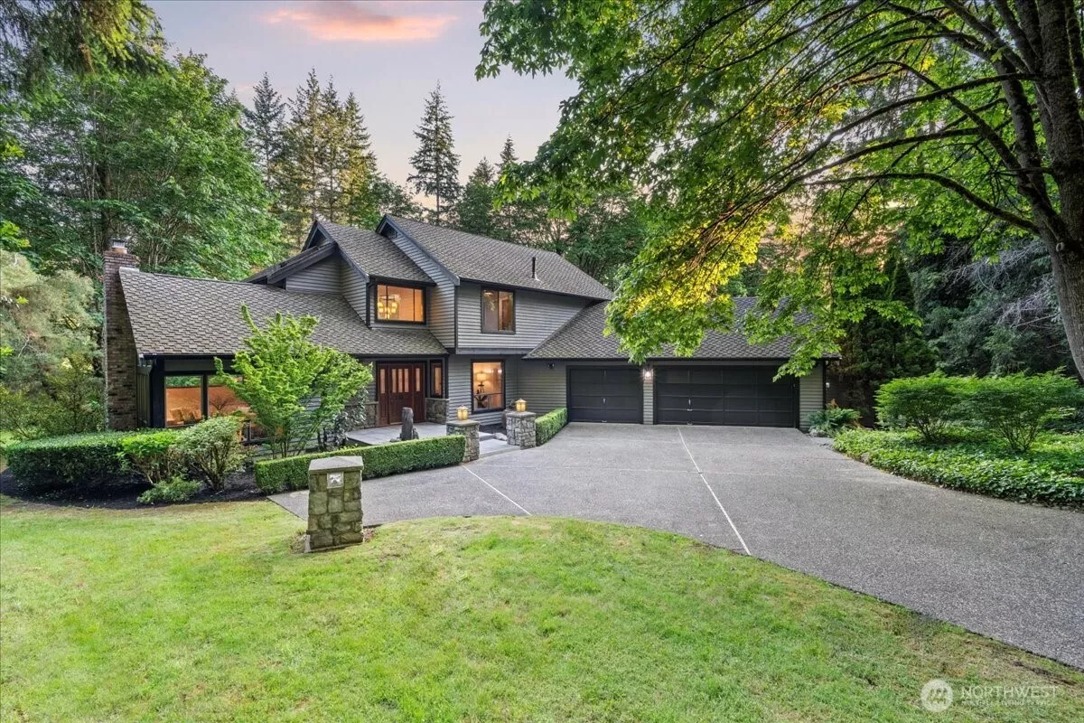 Welcome home to your private Redmond oasis on .77 acres - just minutes to Kirkland, Redmond and Woodinville!