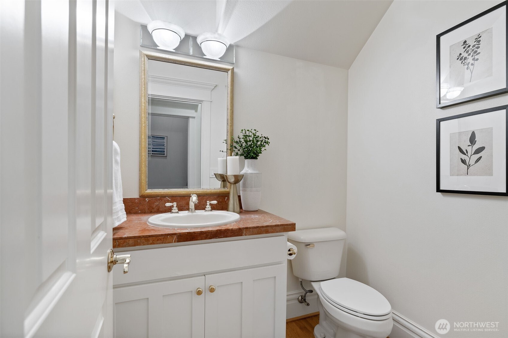 Main floor powder room.