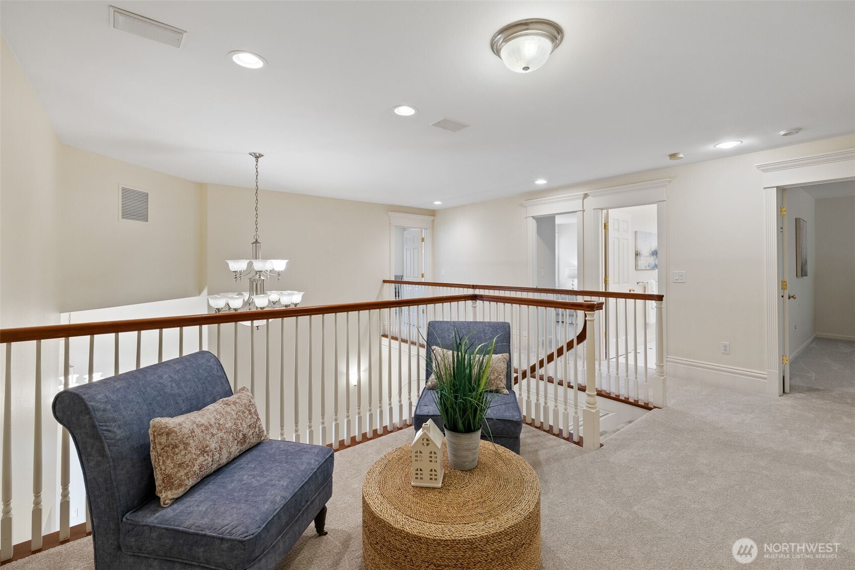 Upper level loft.