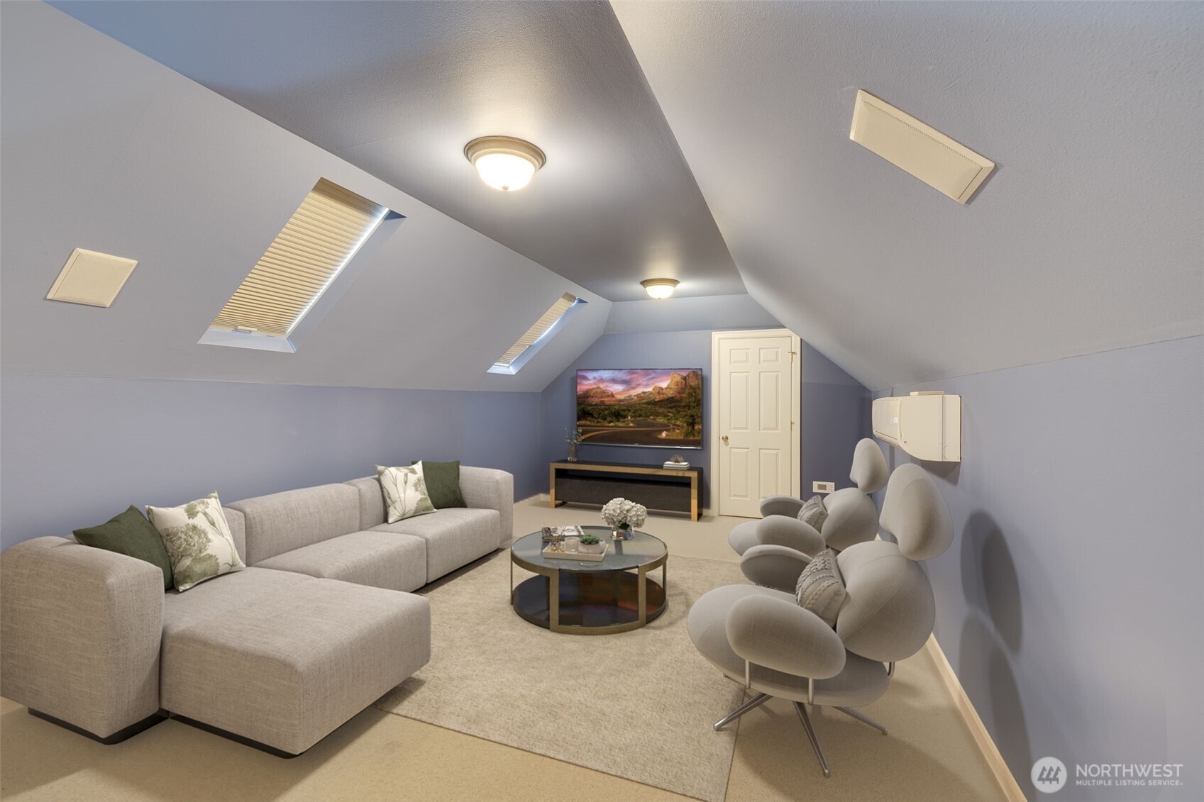 3rd level flex room. Virtually staged.