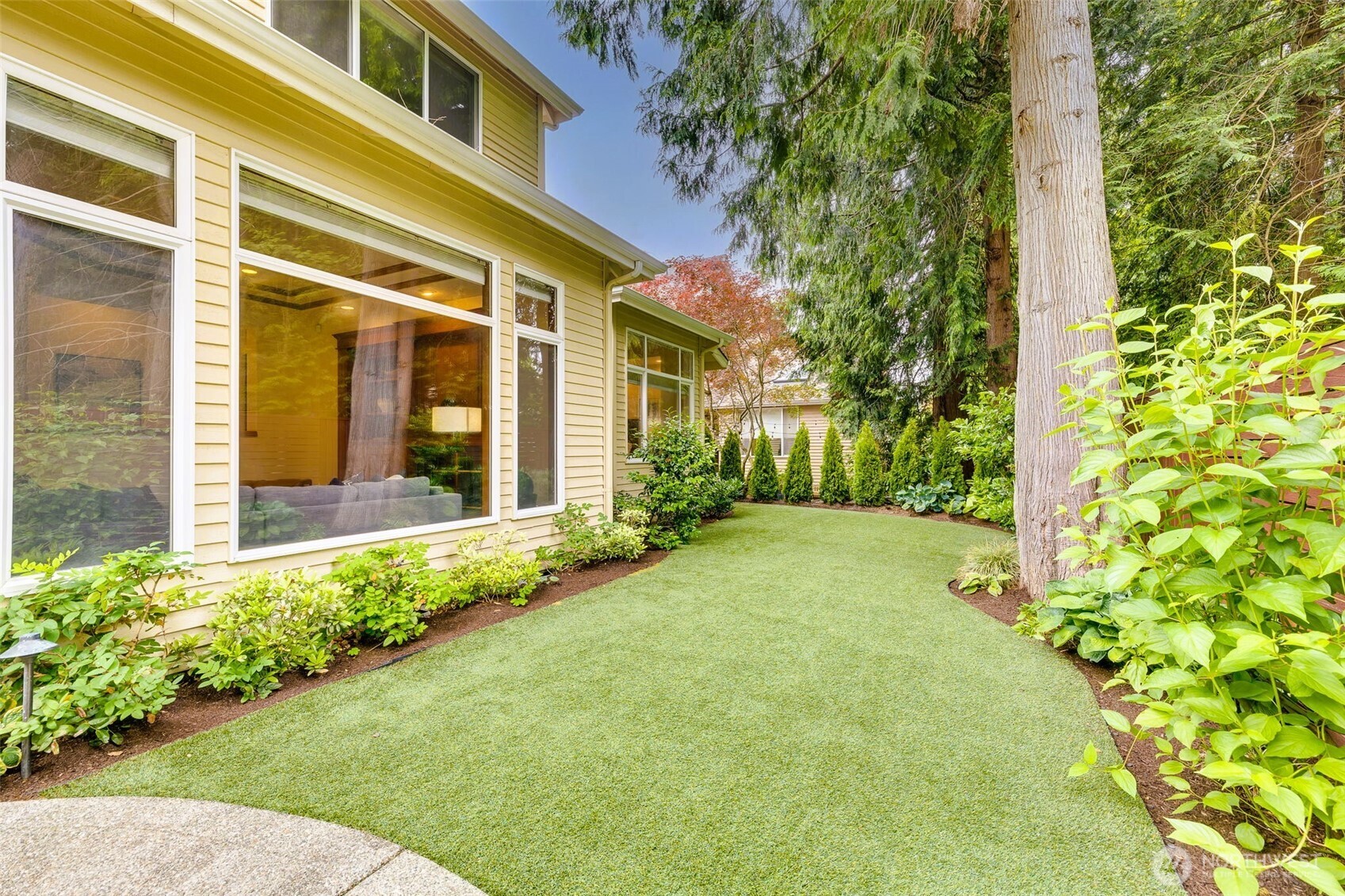 Low maintenance turf.