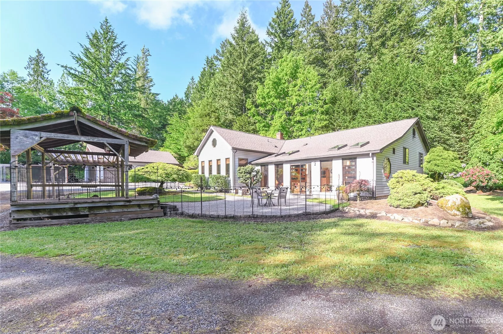 Back Patio Area And Home