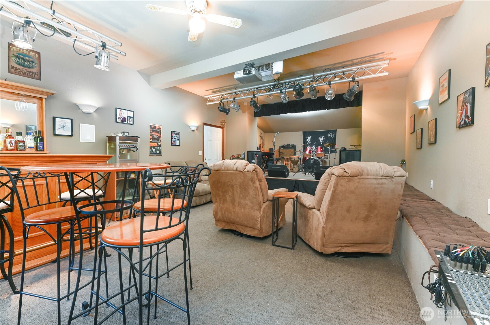 Home Theater And Band Room